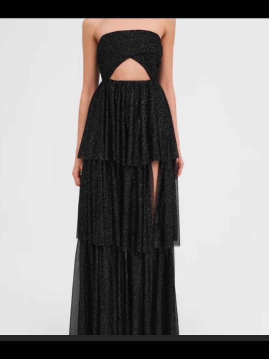 For Love And Lemons Sparkly Black Dress